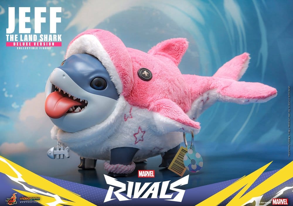 Marvel Rivals Videogame Masterpiece Series Action Figure Jeff the Land Shark (Deluxe Version) 11 cm
