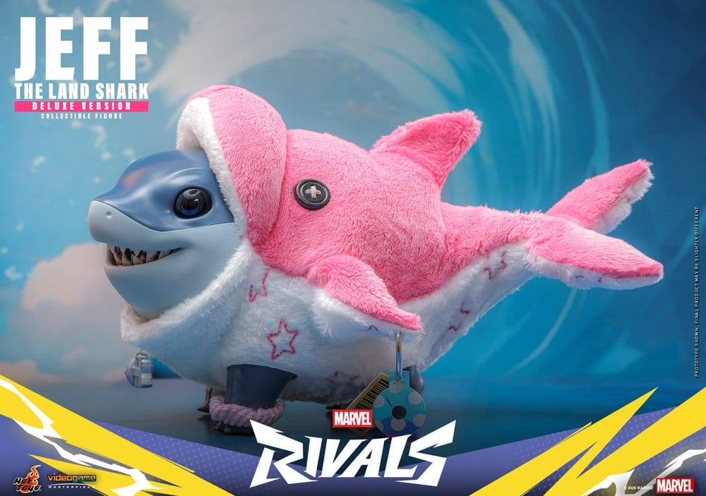 Marvel Rivals Videogame Masterpiece Series Action Figure Jeff the Land Shark (Deluxe Version) 11 cm