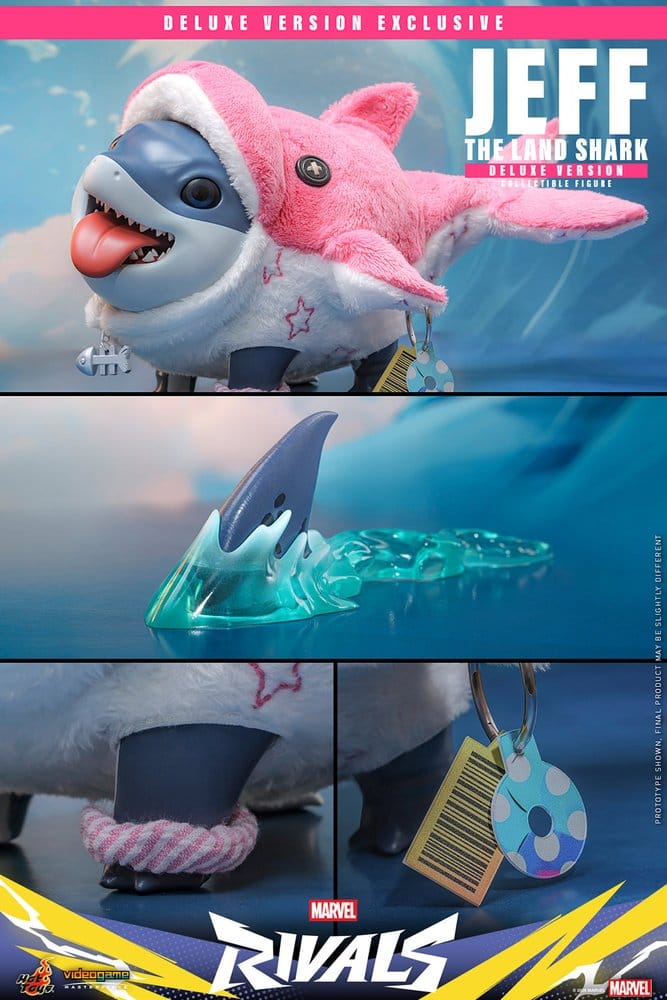 Marvel Rivals Videogame Masterpiece Series Action Figure Jeff the Land Shark (Deluxe Version) 11 cm