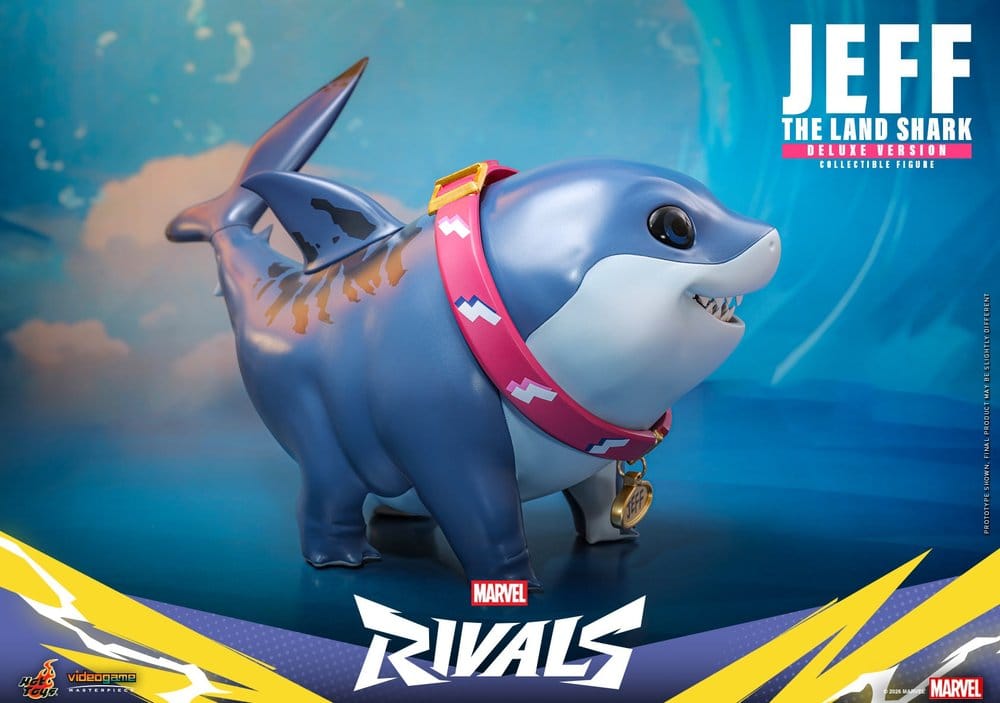 Marvel Rivals Videogame Masterpiece Series Action Figure Jeff the Land Shark 11 cm