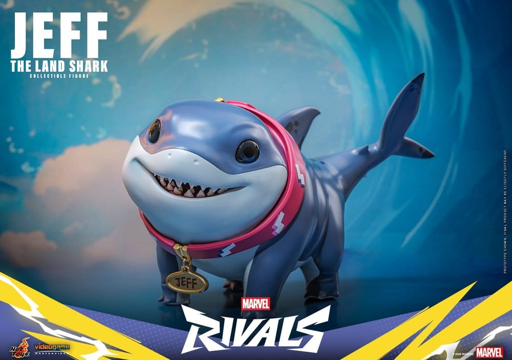 Marvel Rivals Videogame Masterpiece Series Action Figure Jeff the Land Shark 11 cm
