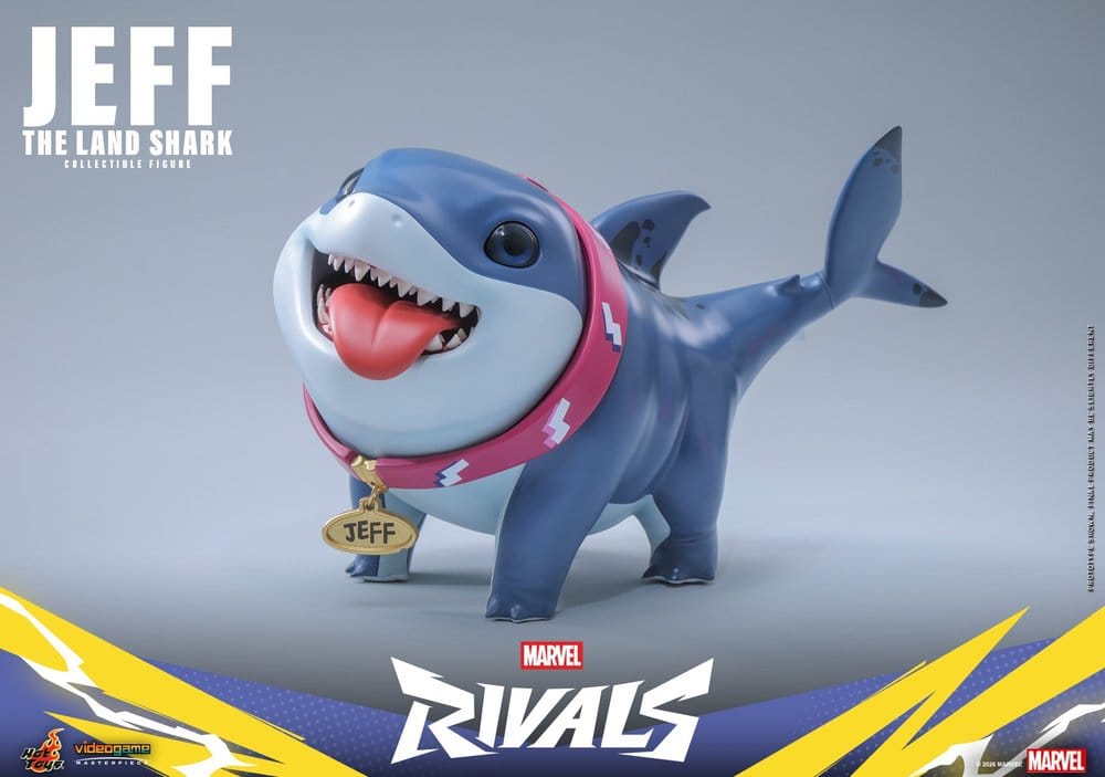 Marvel Rivals Videogame Masterpiece Series Action Figure Jeff the Land Shark 11 cm