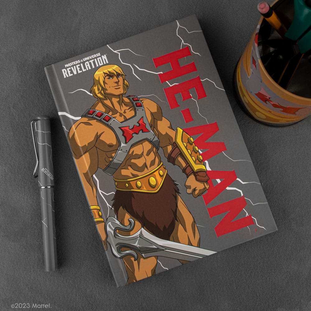 Masters of the Universe - Revelation: He-Man Thunder Deluxe Notebook Set (notebook + pen)