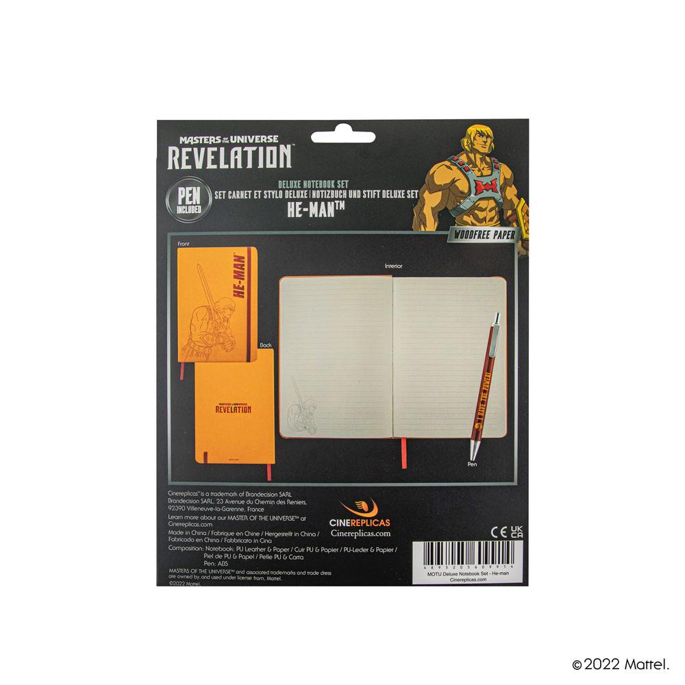 Masters of the Universe - Revelation: He-Man Notebook Set (notebook + pen)