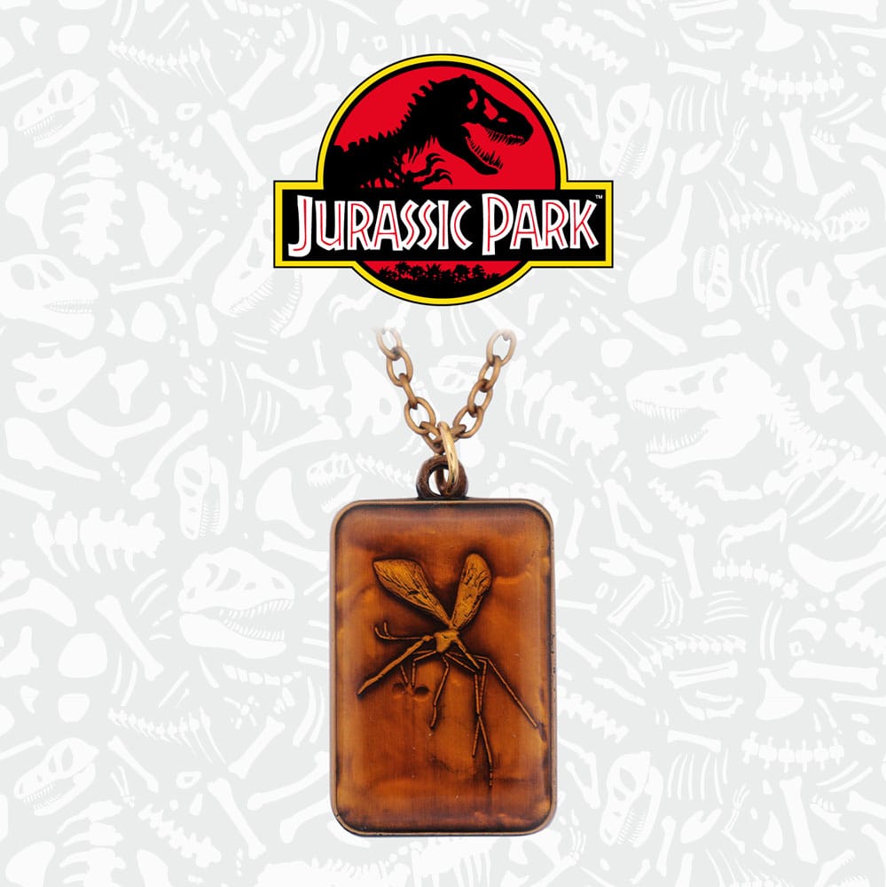 Jurassic Park Replica Necklace with amber pendant Limited Edition