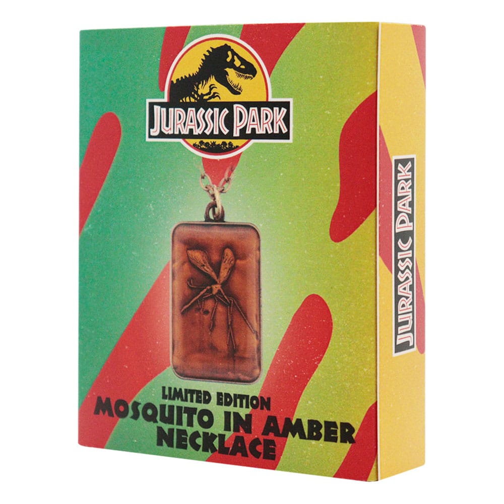 Jurassic Park Replica Necklace with amber pendant Limited Edition