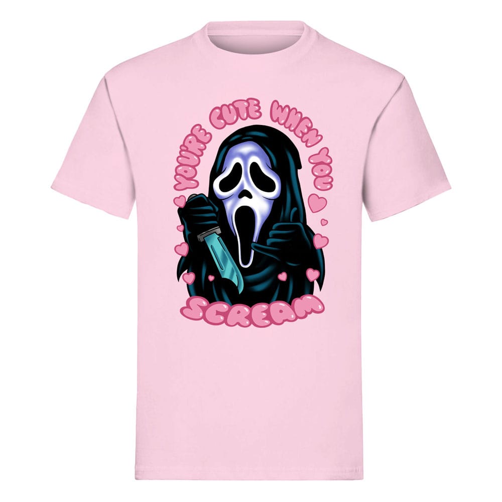 Scream T-Shirt Ghost Face You're Cute when you Scream Size M
