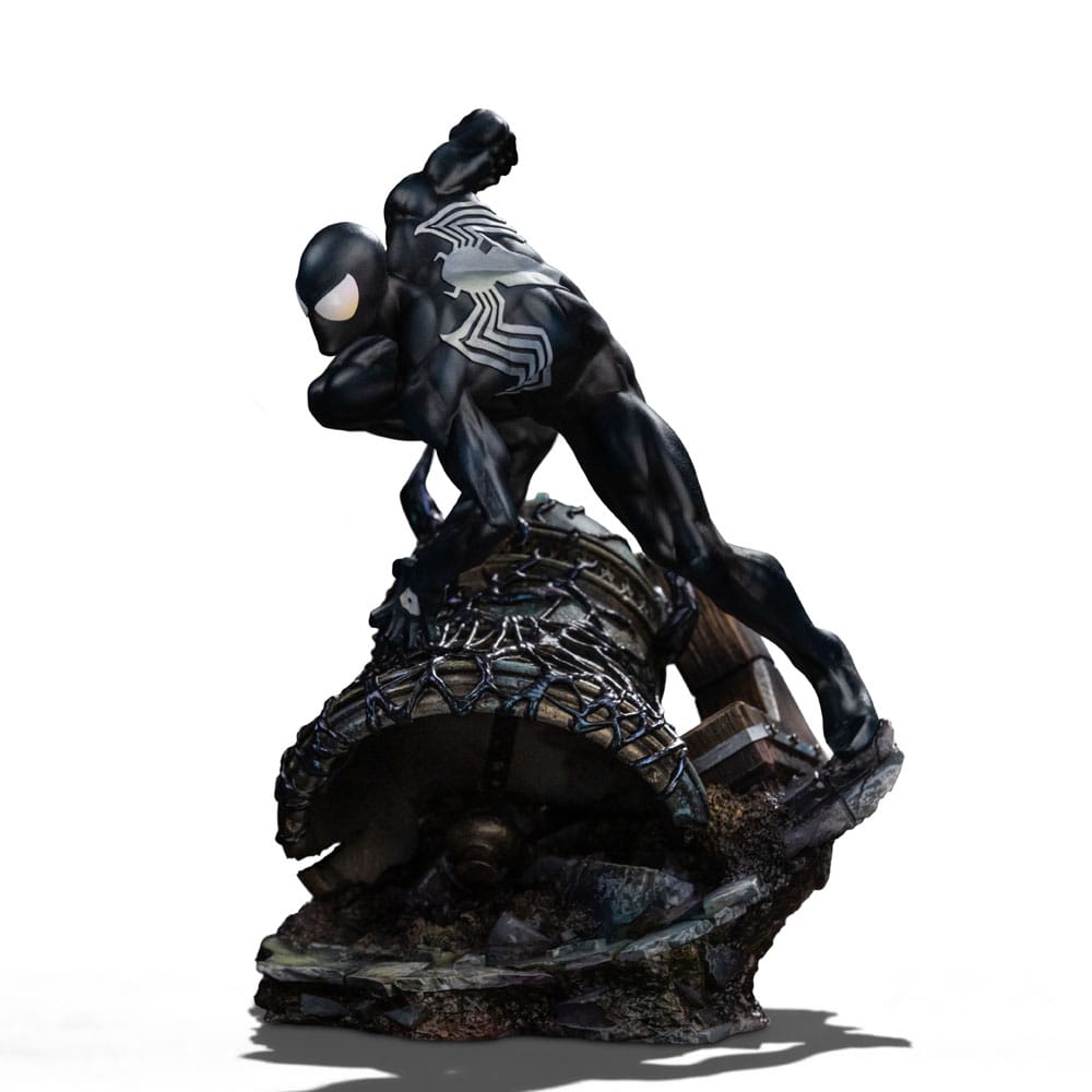 Marvel BDS Art Scale Statue 1/10 Spider-Man Black Costume 20 cm