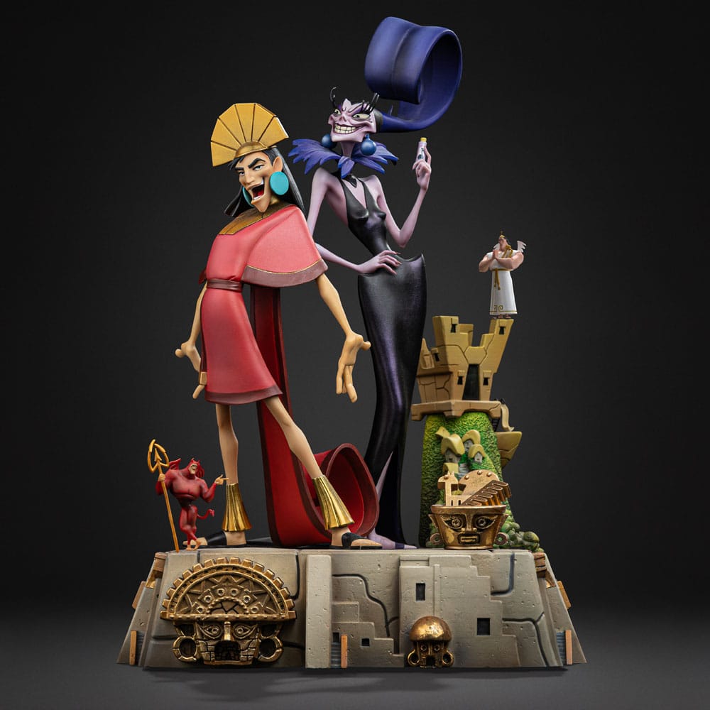 The Emperor's New Groove Deluxe Art Scale Statue 1/10 Kuzco & Yzma 28 cm
