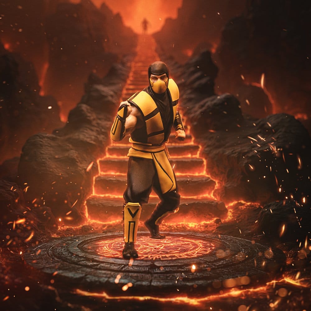Mortal Kombat Art Scale Statue 1/10 Scorpion (Variant) heo exclusive 21 cm