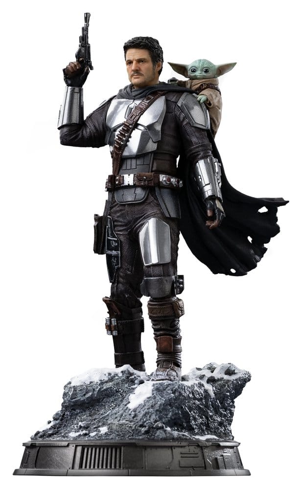 The Mandalorian & Grogu Art Scale Statue 1/10 The Mandalorian and Grogu 25 cm