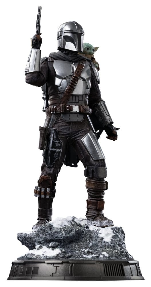 The Mandalorian & Grogu Art Scale Statue 1/10 The Mandalorian and Grogu 25 cm