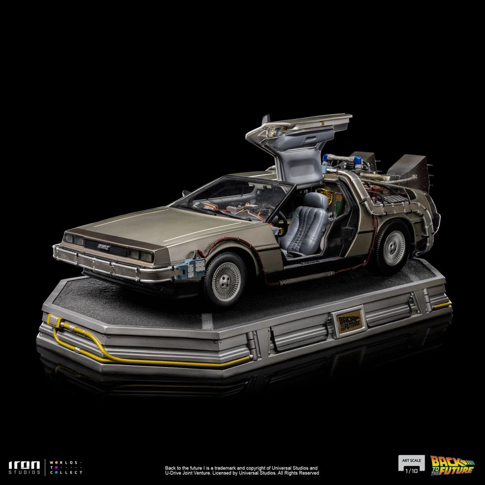 Zurück in die Zukunft Art Scale Statue 1/10 DeLorean 23 cm