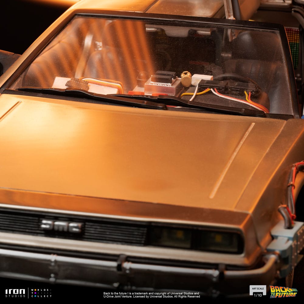 Zurück in die Zukunft Art Scale Statue 1/10 DeLorean 23 cm