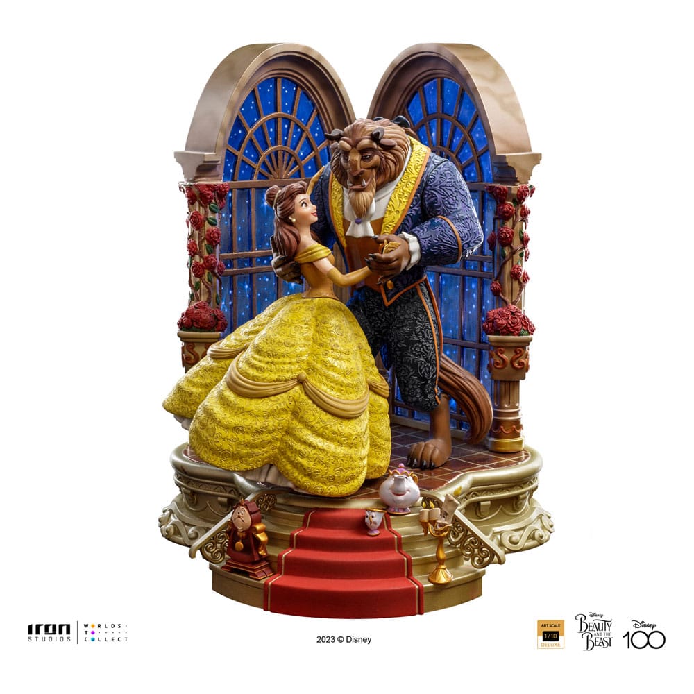 Disney Art Scale Deluxe Statue 1/10 Beauty and the Beast 29 cm - Damaged packaging