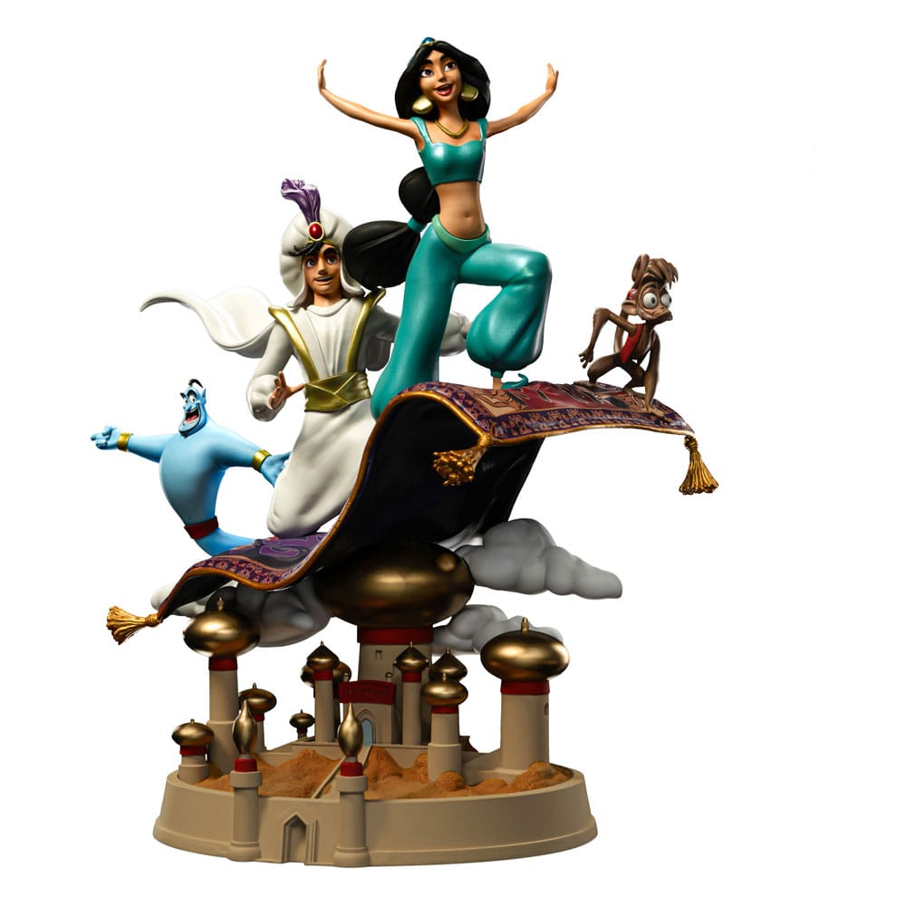 Disney Deluxe Art Scale Statue 1/10 Aladdin and Yasmine 30 cm