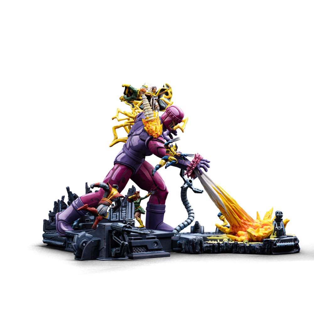 Marvel Demi Art Scale Statue 1/20 X-Men Danger Room Diorama A (Comics Color Variant) 42 cm