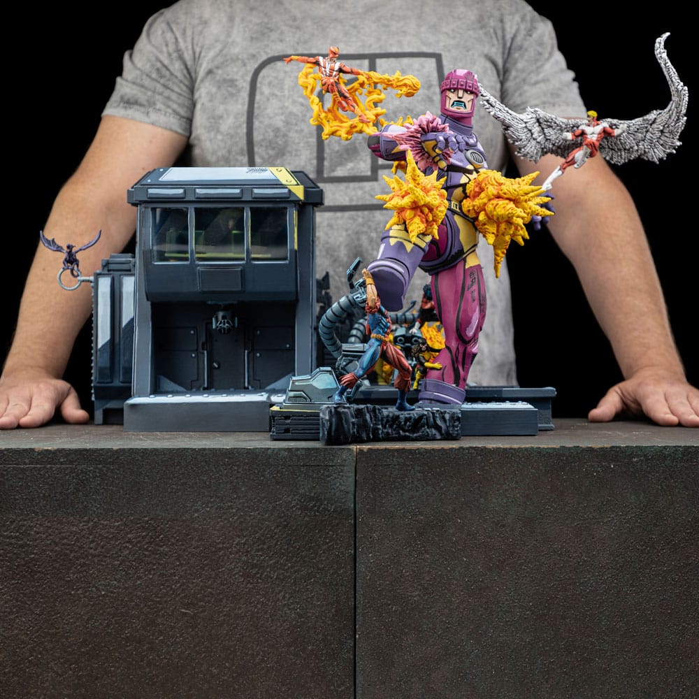 Marvel Demi Art Scale Statue 1/20 X-Men Danger Room Diorama B (Comic Version) 43 cm