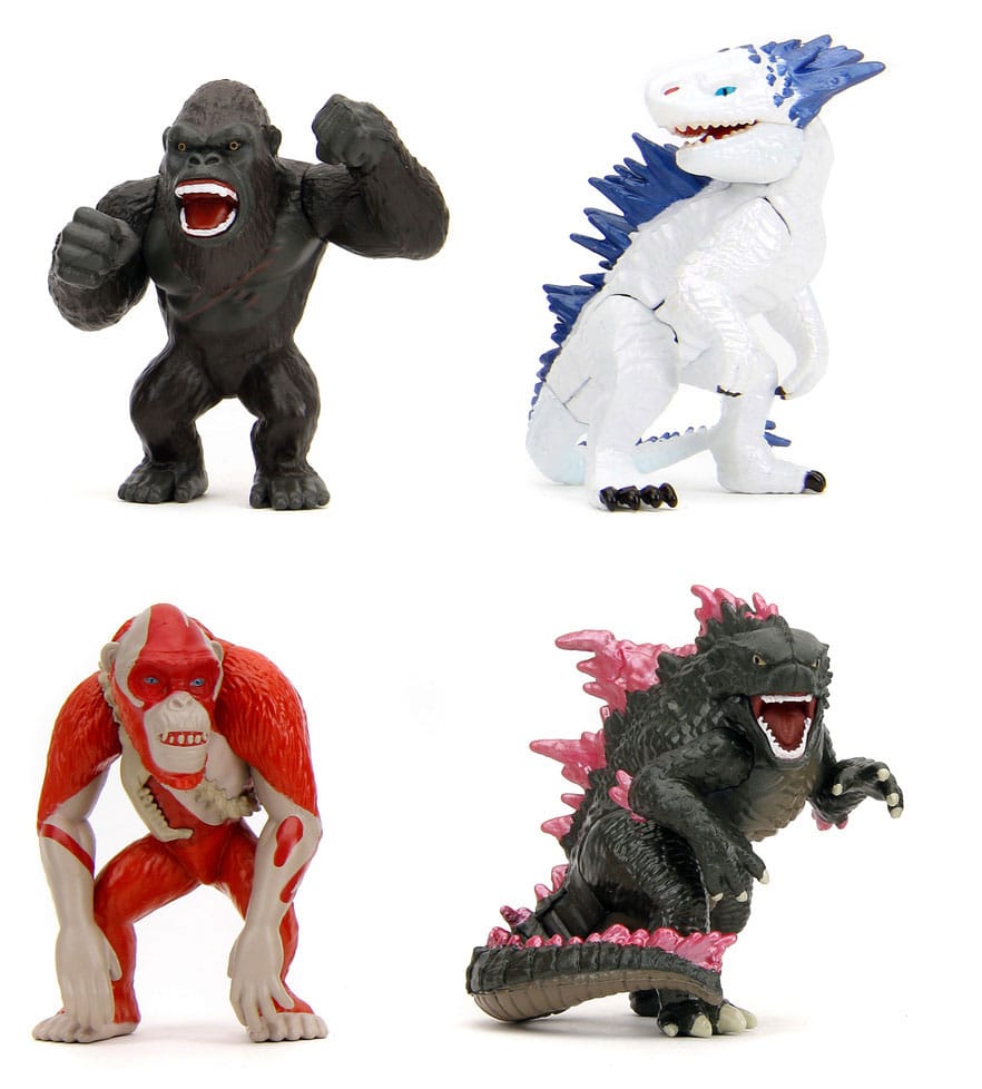 Godzilla Nano Metalfigs Diecast Mini Figures 4-Pack Wave 1 4 cm