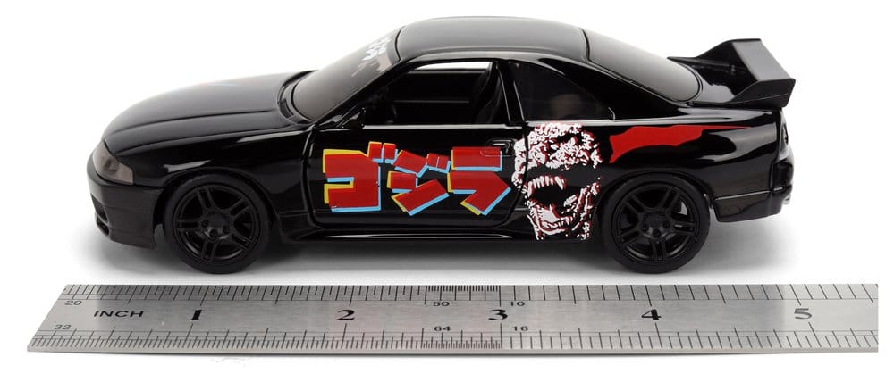 Godzilla Diecast Model 1:32 Nissan Skyline GT-R R33 Assortment (6)