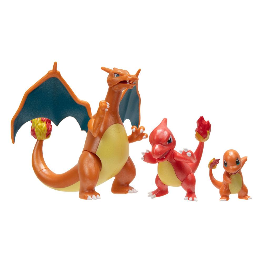 Pokémon Select Action Figures 3-Pack Evolution Charmander , Charmeleon , Charizard