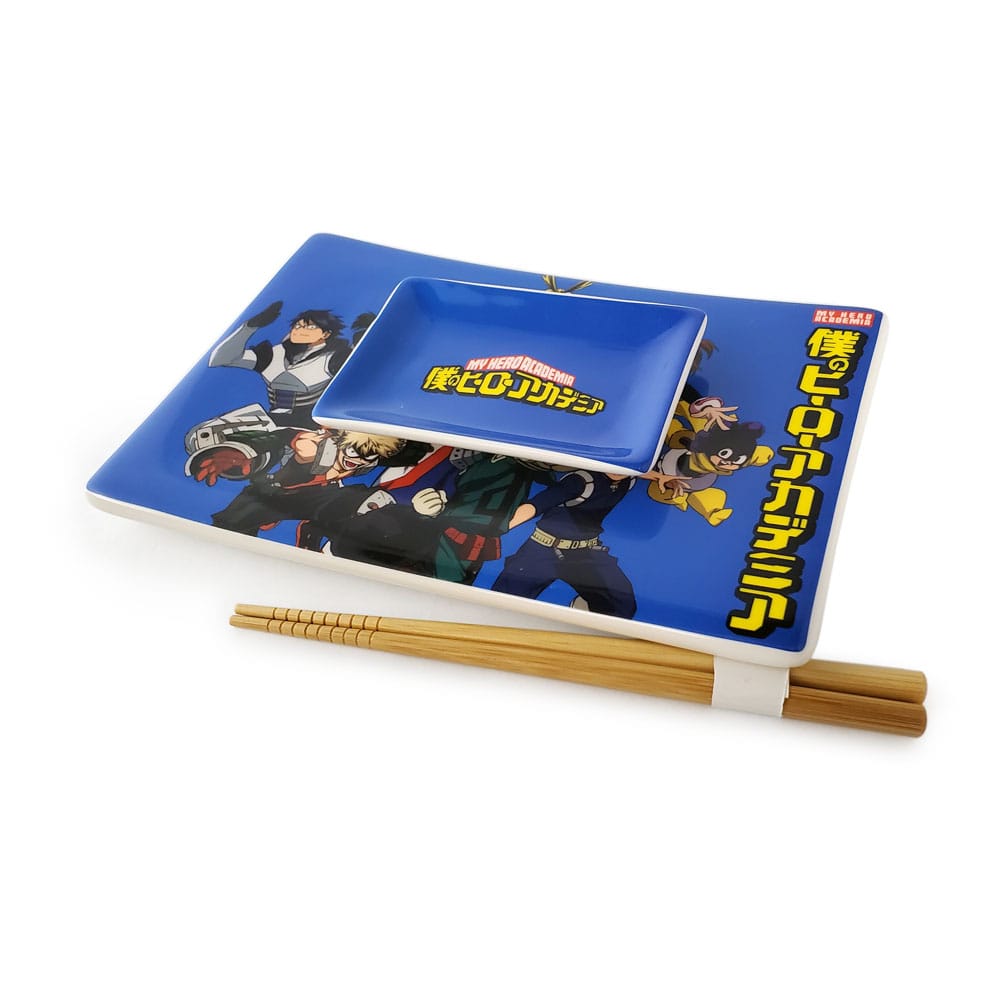 My Hero Academia Ceramic Sushi Set with Chopsticks Classe 1-A