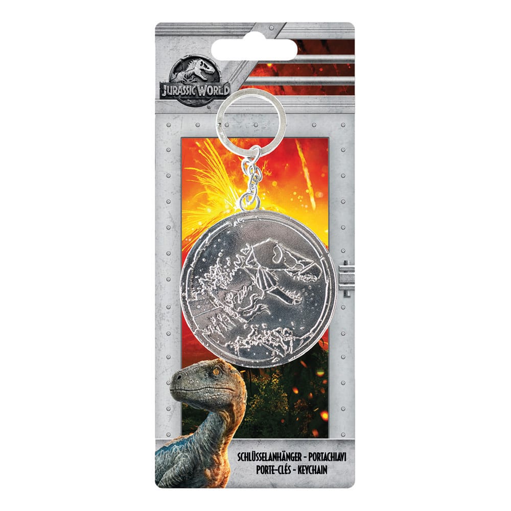 Jurassic World Metal Keychain T-Rex