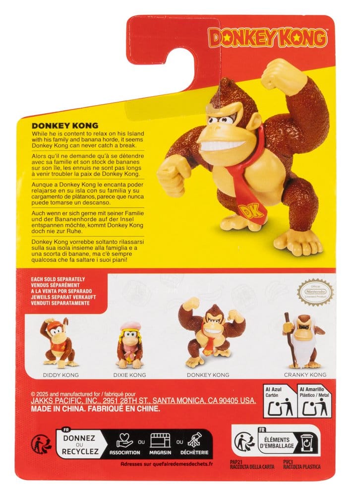 World of Nintendo Mini Figure Donkey Kong 6 cm Assortment (16)