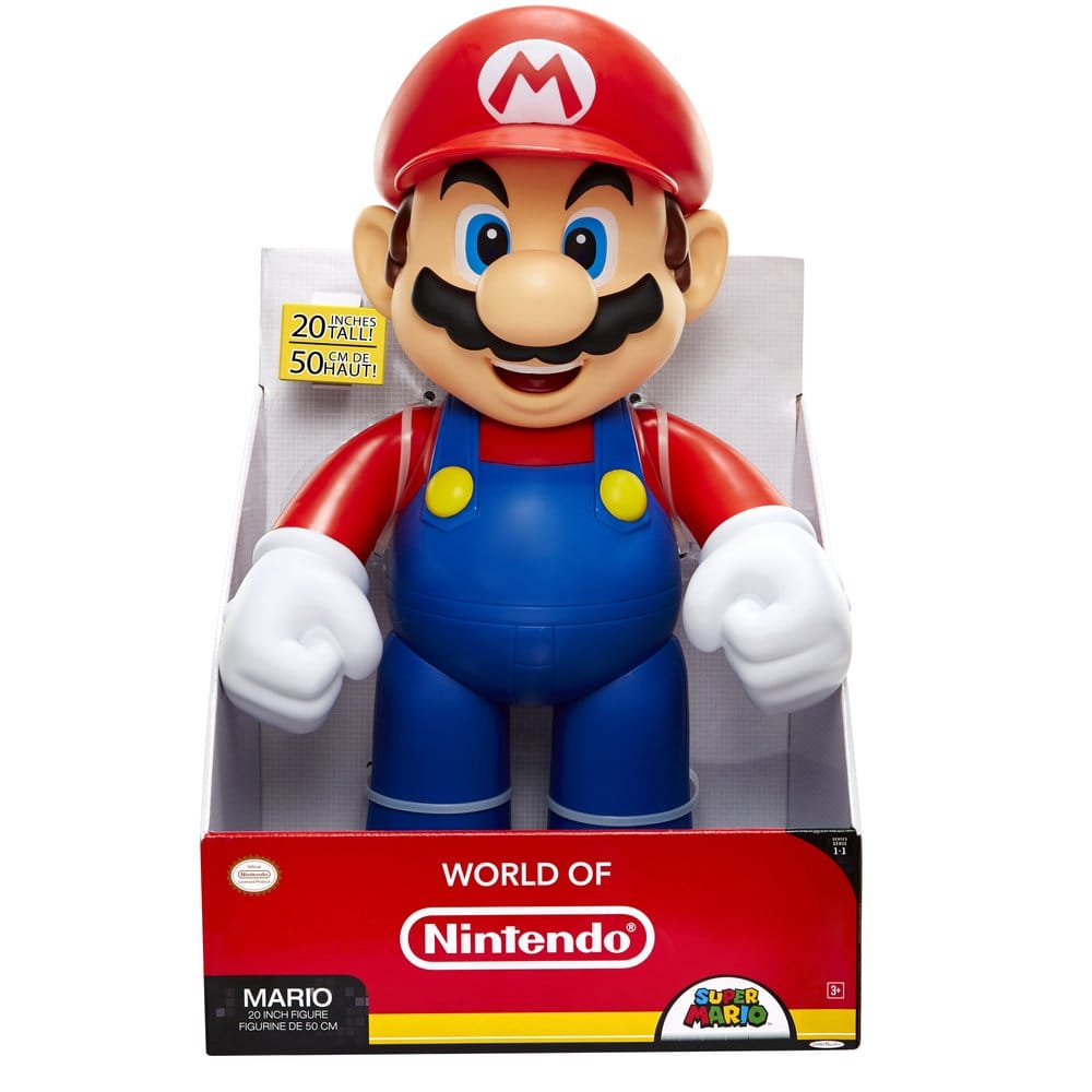 World of Nintendo Big Figs Action Figure Super Mario 50 cm Case (4)