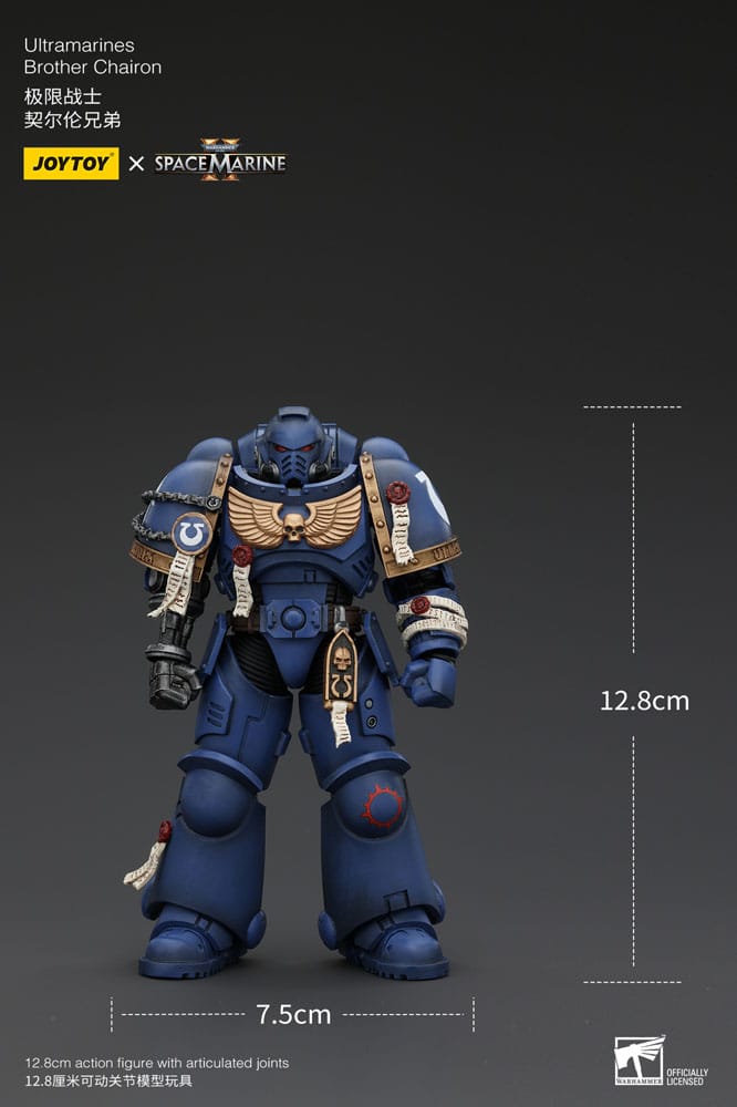 Warhammer 40k Action Figure 1/18 Ultramarines Brother Chairon 13 cm