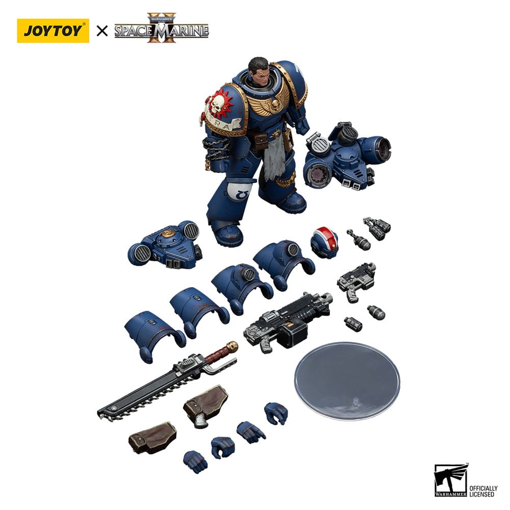 Warhammer 40,000: Space Marine 2 Action Figure Ultramarines Lieutenant Titus Collectors Edition 13 cm