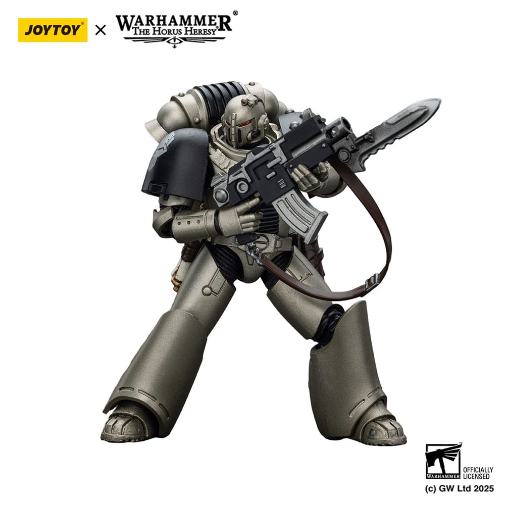 Warhammer The Horus Heresy Action Figure 1/18 Iron Warriors MKVI Tactical Sergeant with Power Sword and Plasma Pistol 12 cm