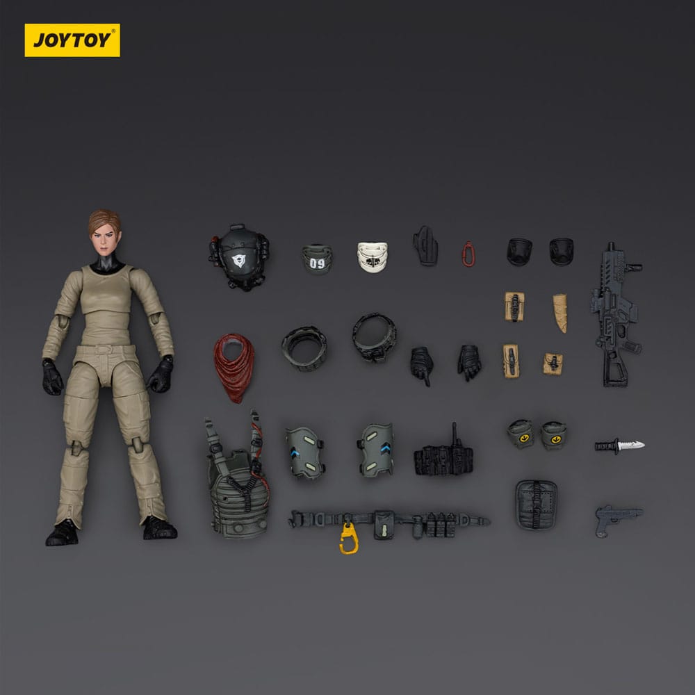 APOC Series Dark Source Action Figur Stellar Scar Assault Team Gravelgold 22 cm