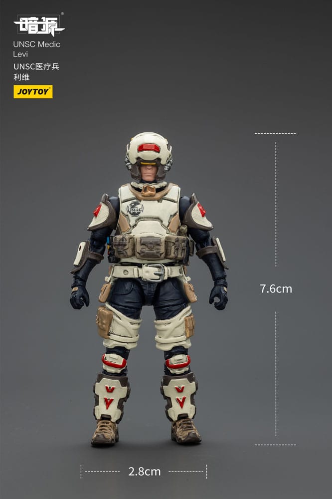 UNSC Dark Source Action Figure Medic Levi 7 cm