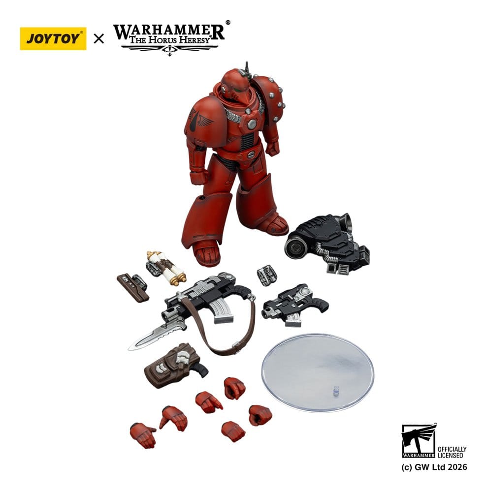 Warhammer The Horus Heresy Action Figure Blood Angels MKVI Tactical Legionary 12 cm