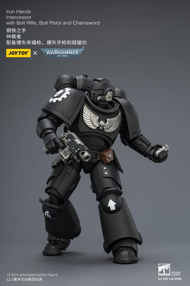 Warhammer 40,000 Action Figure Iron Hands Intercessor 12 cm