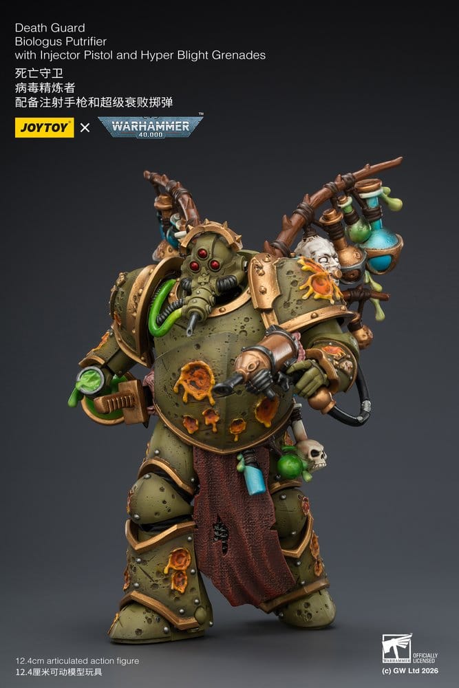 Warhammer 40,000 Action Figure Death Guard Biologus Putrifier 12 cm
