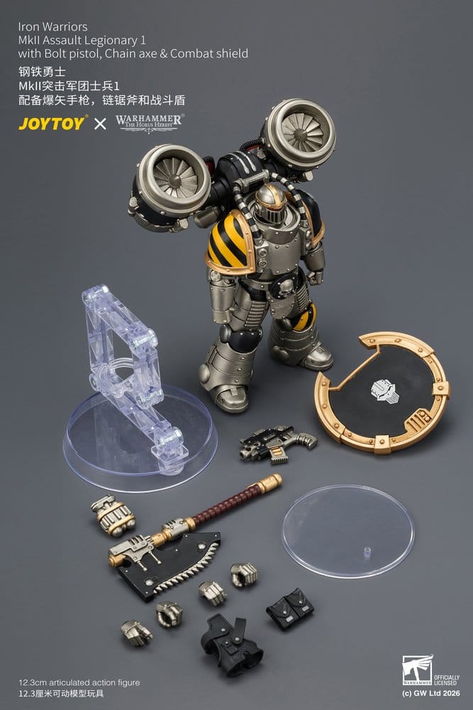 Warhammer The Horus Heresy Action Figure Iron Warriors MkII Assault Legionary 1 12 cm