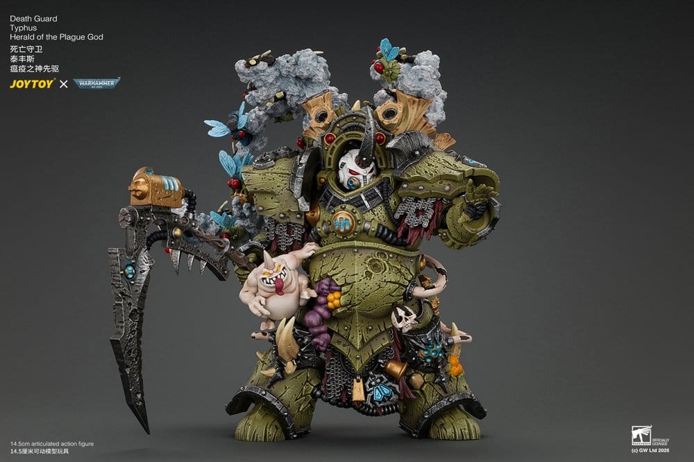 Warhammer Action Figure Death Guard Typhus Herald of the Plague God 15 cm