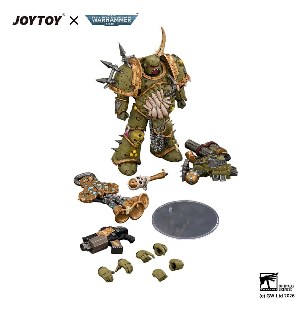 Warhammer Action Figure Death Guard Plague Marine 1 12 cm