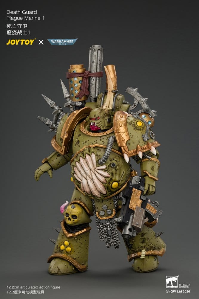 Warhammer Action Figure Death Guard Plague Marine 1 12 cm