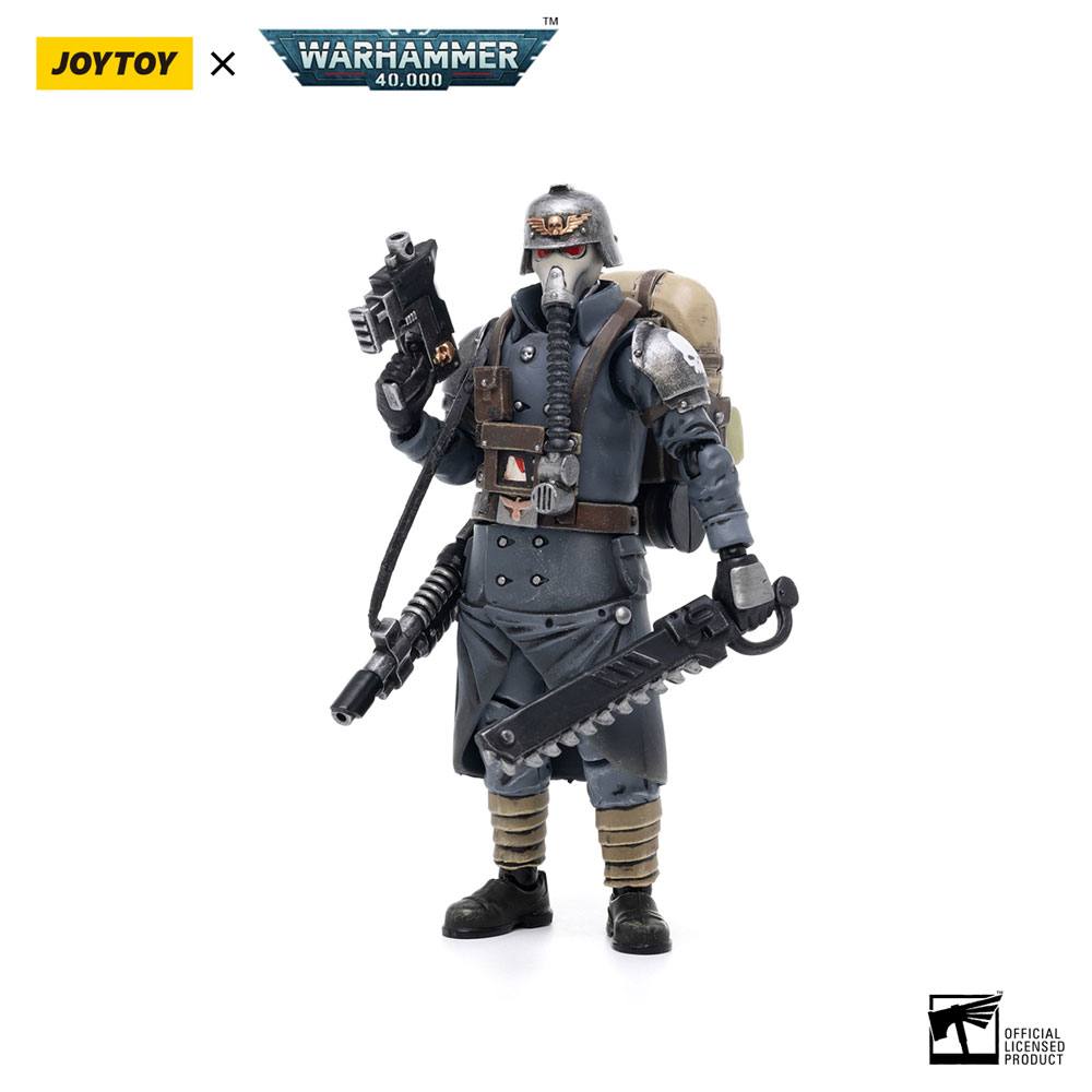 Warhammer 40k Action Figure 1/18 Death Korps of Krieg Veteran Squad Sergeant 10 cm