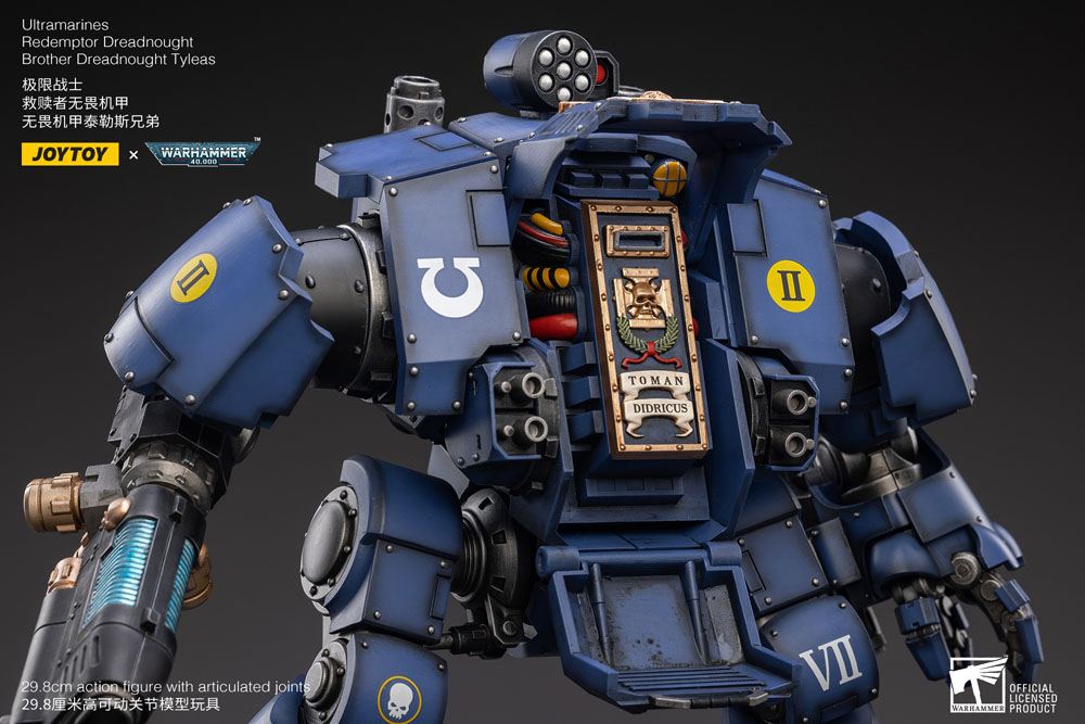 Warhammer 40k Action Figure 1/18 Ultramarines Redemptor Dreadnought Brother Dreadnought Tyleas 30 cm