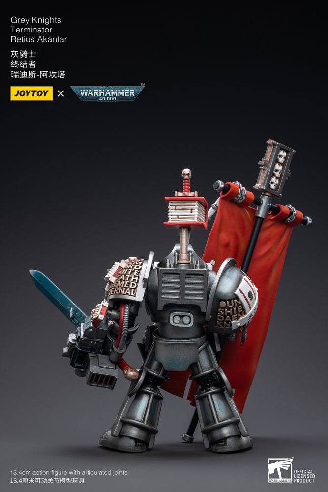 Warhammer 40k Actionfigur 1/18 Grey Knights Terminator Retius Akantar 13 cm
