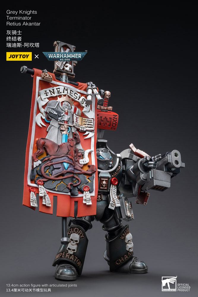 Warhammer 40k Actionfigur 1/18 Grey Knights Terminator Retius Akantar 13 cm
