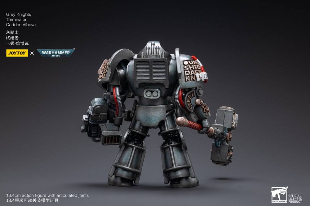 Warhammer 40k Actionfigur 1/18 Grey Knights Terminator Caddon Vibova 13 cm