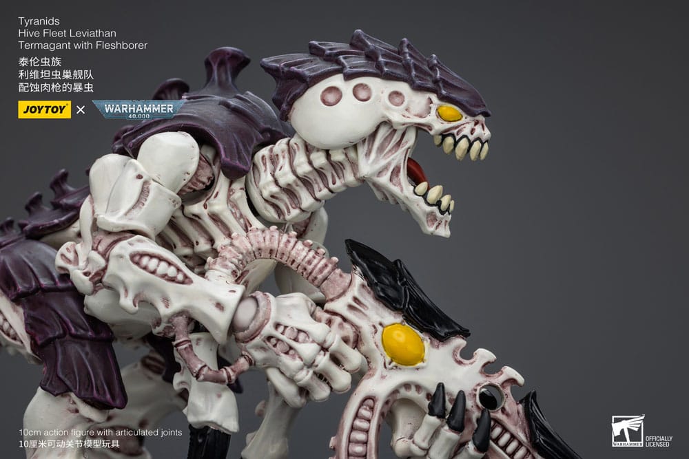 Warhammer 40k Actionfigur 1/18 Tyranids Hive Fleet Leviathan Termagant mit Fleischbohrer 12 cm