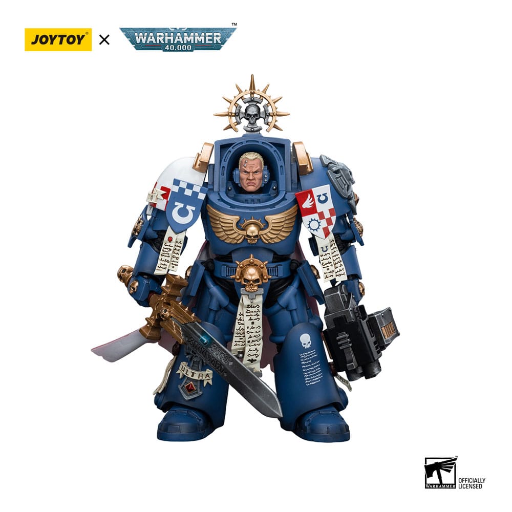 Warhammer 40k Action Figure 1/18 Ultramarines Terminator Captain Severus Agemman 12 cm