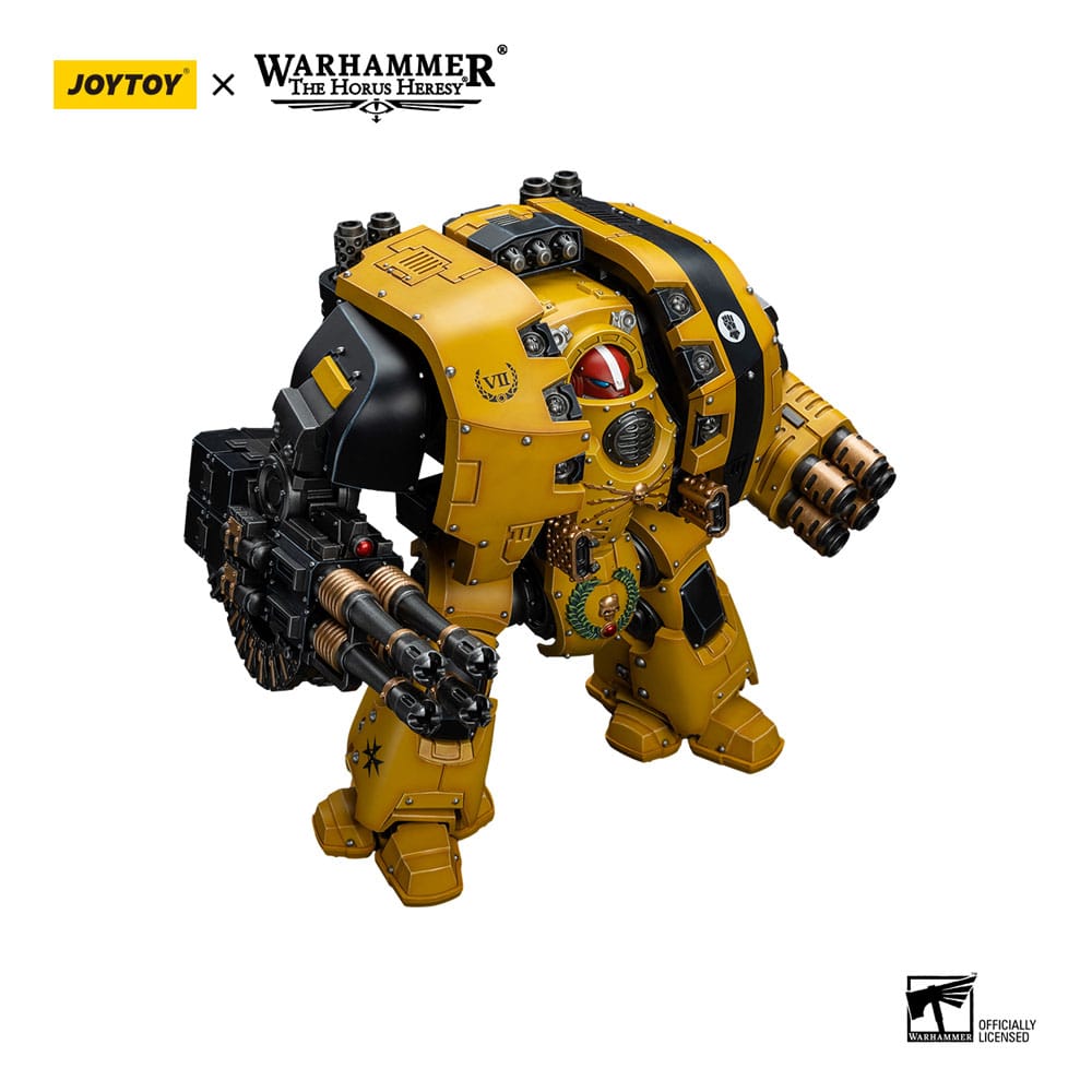Warhammer The Horus Heresy Actionfigur 1/18 Imperial Fists Leviathan Dreadnought mit Cyclonic Melta Lance und Storm Cannon 12 cm