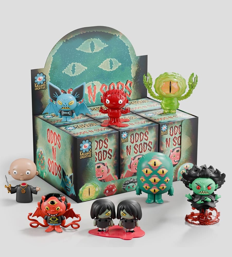 Odds N Sods Mini Figures S1 6 cm Blind Box Display (6)